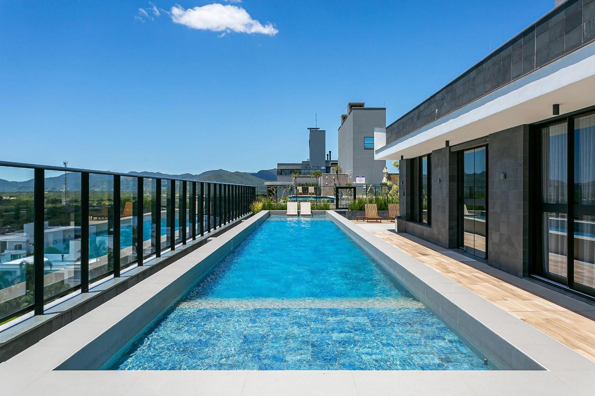 Wi-Fi 300Mb | Rooftop Com Piscina Em Jurere #Ja15 ฟลอเรียนอโปลิส ภายนอก รูปภาพ